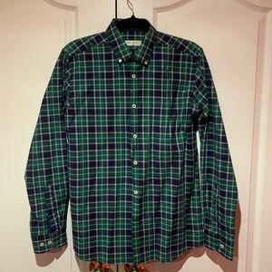 Men’s Plaid Easy Wear Shirt Sz. M Slim